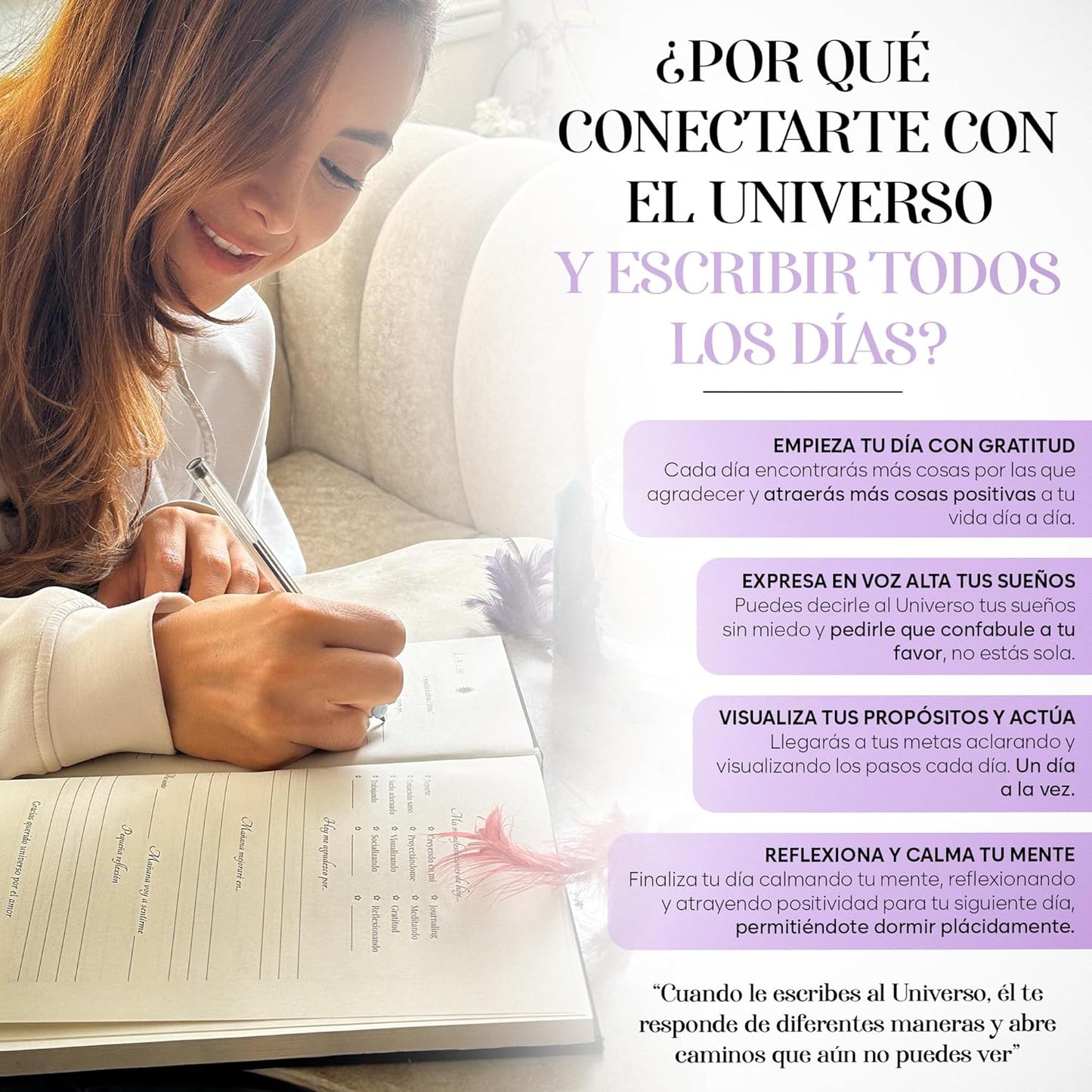 Diálogos con el Universo - Diario de Gratitud y Manifestación para Mujeres